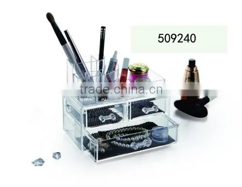 Popular Factory Manufactured Plastic Cosmetic Organizer Make up Storage Display Jewelry Cosmetic photo-5