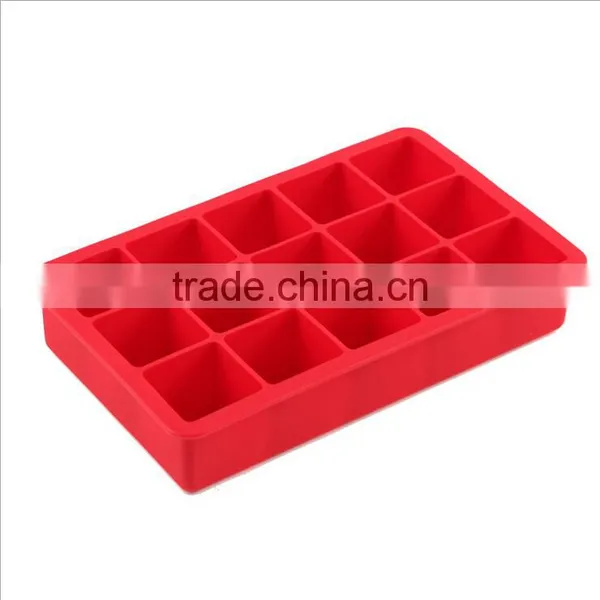 Wholesale Food Grade High Quality Silicone Square Ice Cube Container,Ice Cube Tray photo-3