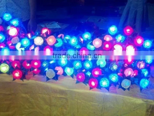 LED Flower for Wedding Place Led Rose Flower/ Beautiful Inflatable Led Rose Flower Rose photo-5