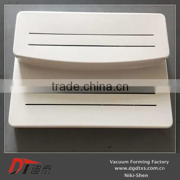 OEM Design of White Double Layer Food Serving Tray in Vacuum Forming Factory,