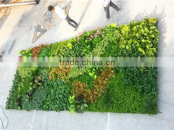 Home and Outdoor Decoration Synthetic Cheap Artificial Vertical Green Grass Wall E08 04B11 photo-6