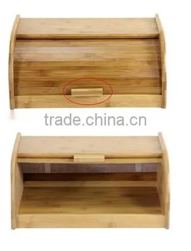 Bamboo Wood Bread Box,kitchen Bread Box, Bread Box photo-2