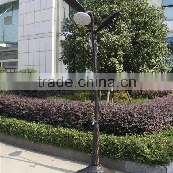 Wicker PE Rattan Outdoor Beach Shower photo-4