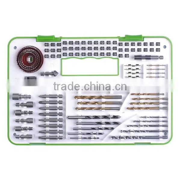 104 Piece Fantastic Drilling Tool Set in Plastic Case
