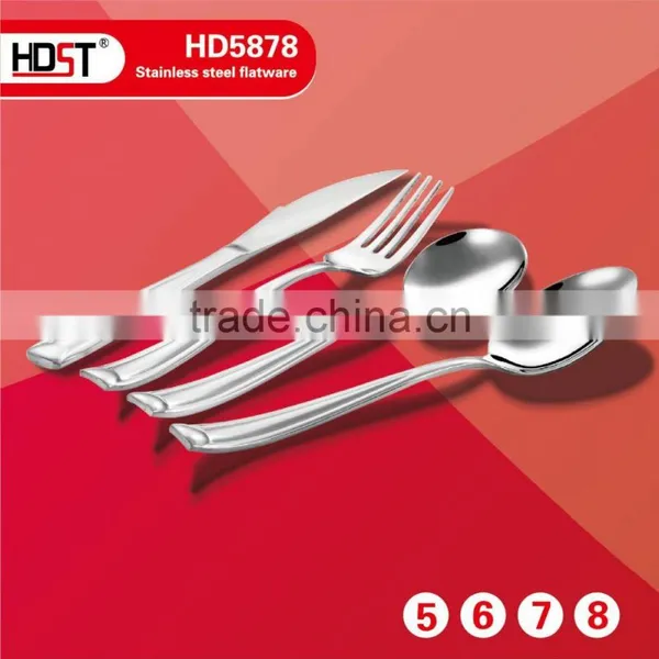 Logo Customized Stainless Steel Royal Silver Cutlery;camping Stainless Steel Cutlery photo-4