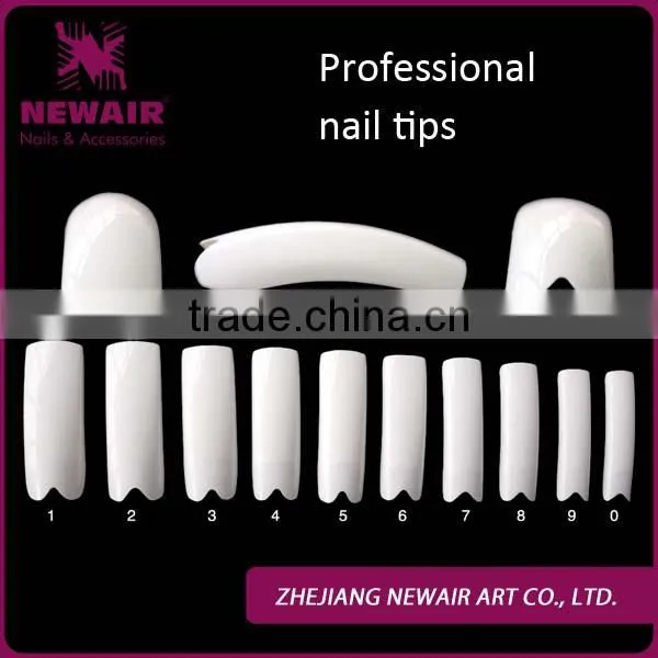 NEWAIR New Arrivals Salon 500pcs Clear Half Artificial Nail Tip Ultra-thin Transparent photo-3