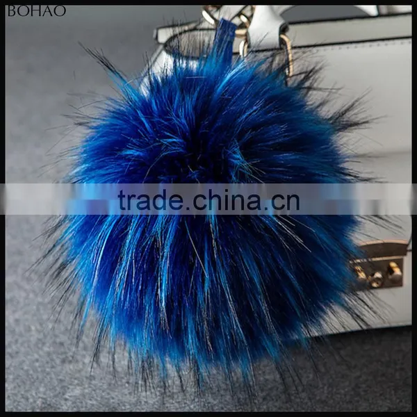 Many Colors Avaliable Fluffy Raccoon Fur Pom Pom photo-6