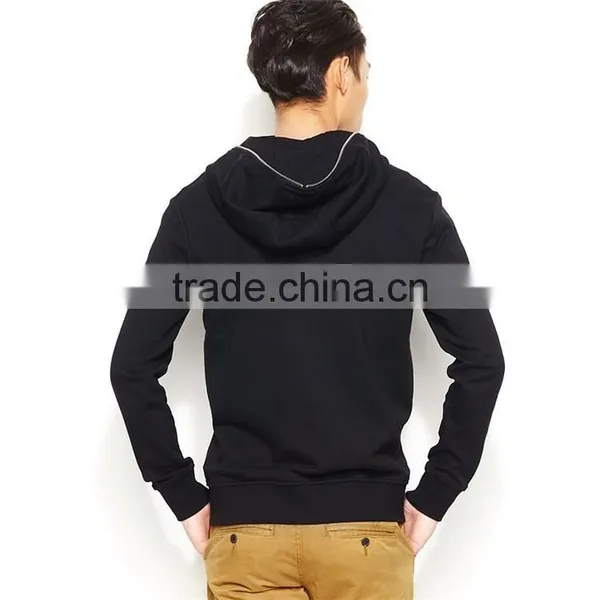 Custom Cheap Fitness Hoodies Thin Fleece Zip up Hoodies Men photo-3