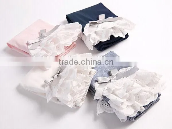 Hot Selling Custom Fashion Pants for Little Kids/girls Ruffle Pants photo-2