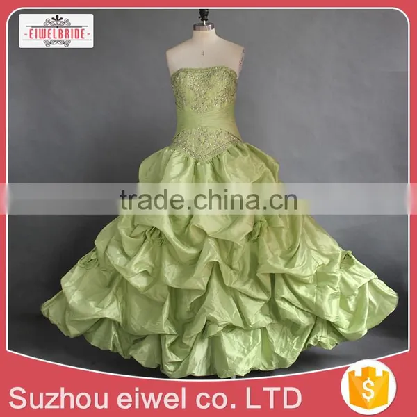Wholesale Party Evening Dress/Pleated Taffeta Evening Dress photo-2