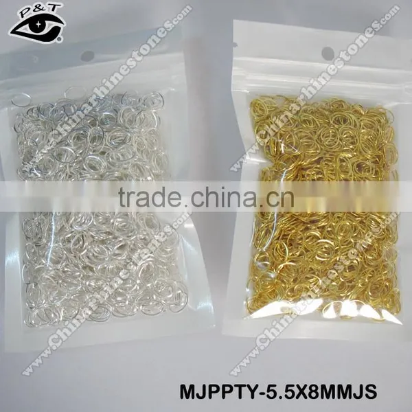 5.5x8mm Tiny Oval Hole Studs for Nail Art photo-3