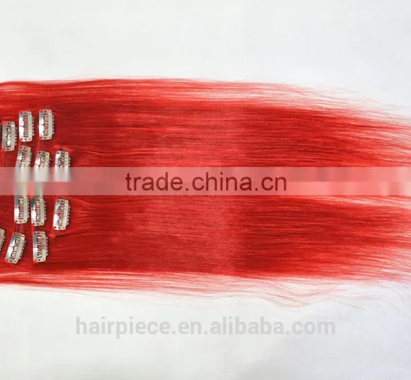 Express Long Clip In Human Hair, Cheap 100% Human Hair Clip In Hair Extension photo-3