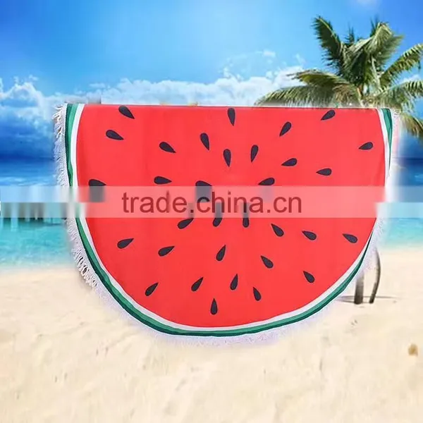 Microfiber Beach Towel Round and Square Shape Mandala Tapestry Round Beach Towel With Tassels photo-2
