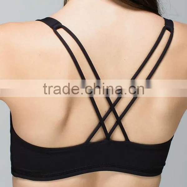 Open Back Lightweight Mesh Yoga Sports Bra photo-4