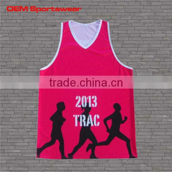 Hot Sell Custom Sublimated Running Shirts With High Qultiy