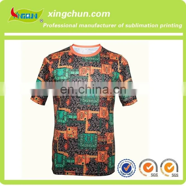 Polyester T-shirt With Full Colour Printing