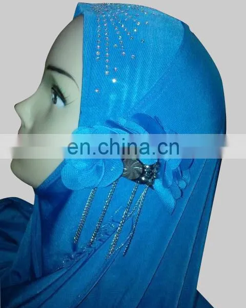 Muslim Hijab Girl Rhinestone Hijabs Muslim Hijab photo-2