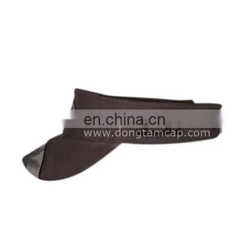 Embroidered Visor Caps 100% Cotton DT-74 in Vietnam photo-3