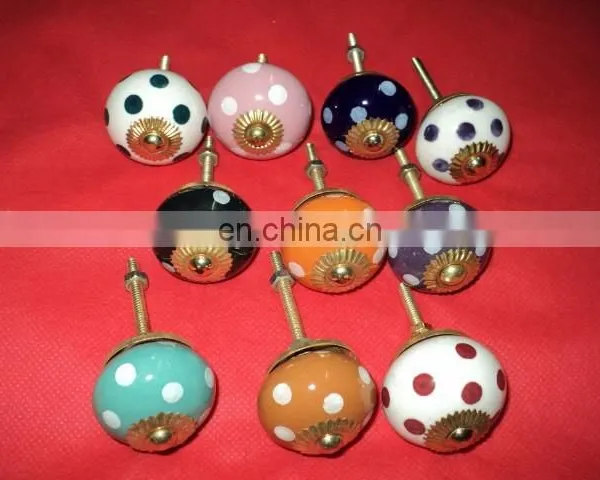 INDIAN CERAMIC HANDMADE DOOR KNOBS photo-3
