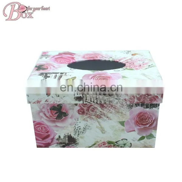 Decorative Tissue Custom Paper Tissue Covered Box Wholesale photo-3
