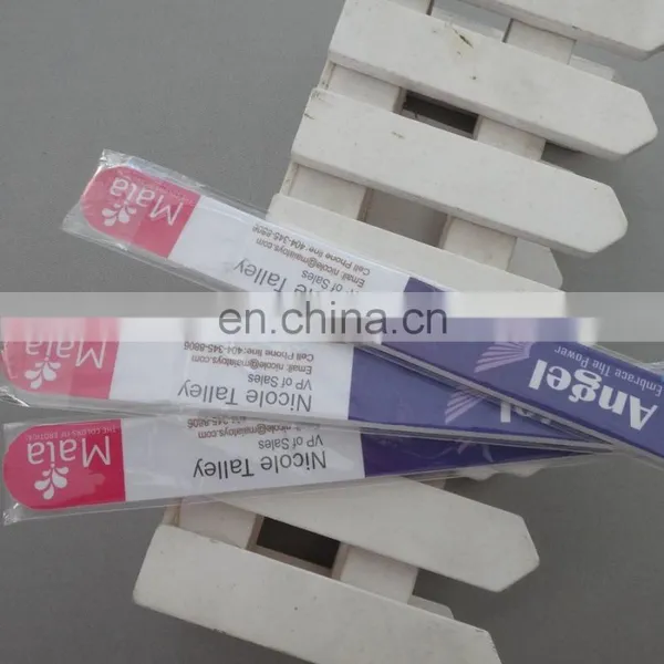 2017 Best selling printed cheap nail file wholesale