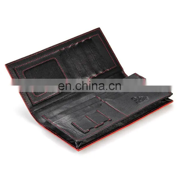 New Promotional Good Quality Human Genuine Leather Wallet Men With Logo photo-3