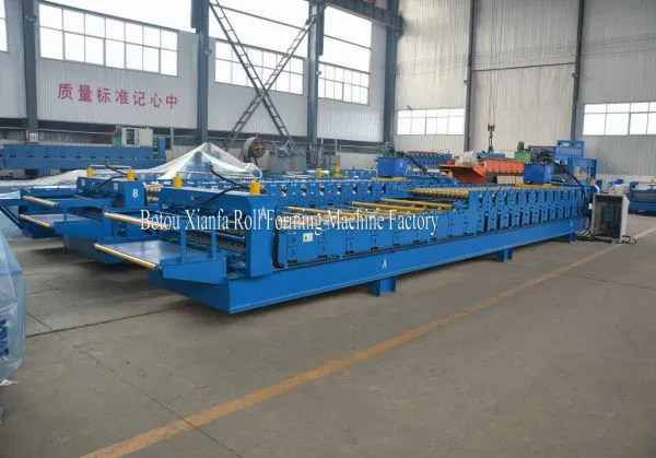 Double Layer Roofing Sheet Roll Forming Machine photo-4