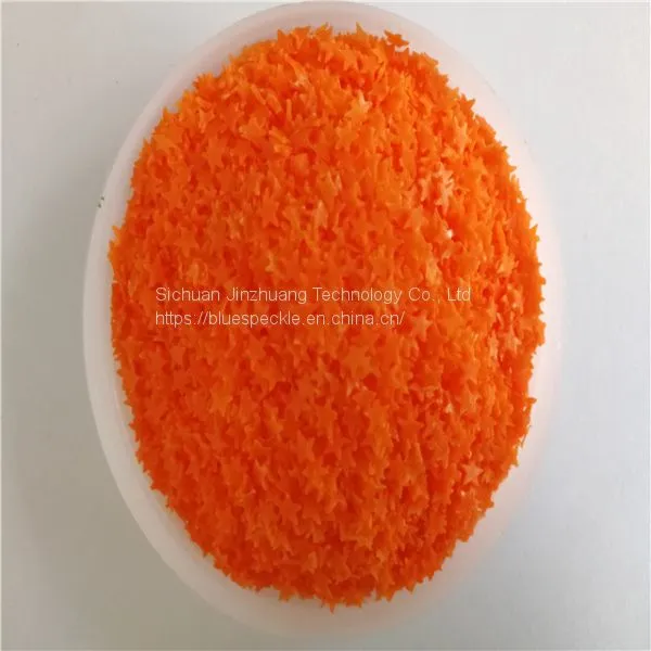 Orange Star Speckles Color Speckles Detergent Colorful Speckles for Detergent Powder