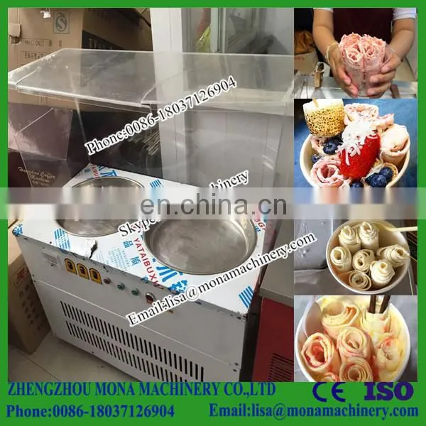 Thailand Rolled Fried Ice Cream Machine / Thailand Ice Cream Frying Machine photo-5