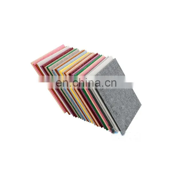 High Density Dust-proof Polyester Acoustic Panel Felt Sound Absorbing Ceiling photo-6