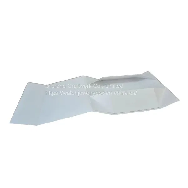 One Piece Folding Box Black and White Box Folding Magnet Flap Box Can be Customized Logo photo-4