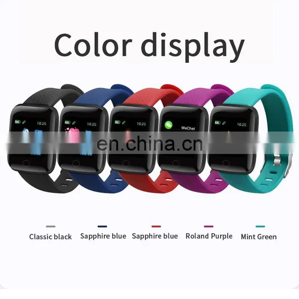 Sport Smart Watch Latest 2021 Shenzhen OEM 116Plus Ladies Sport Bracelet Wristband Waterproof Fit Bit Android Smart Watch Phone photo-5