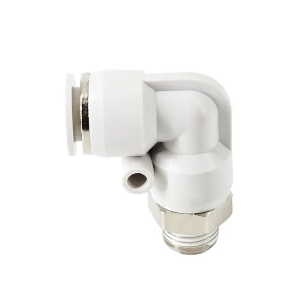 PL Series Plastic Male Pneumatic Push to Connect 90 Degree Elbow Quick Fittings photo-5
