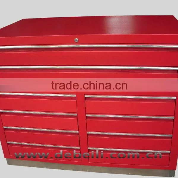 Industrial Stage Red Color 10-drawer Tool Cabinet Box photo-2