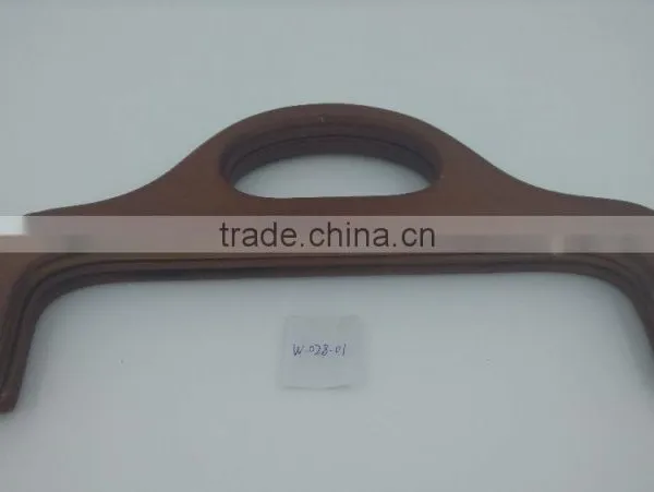 Best Sale Brown Color 30*16cm Tranditional Wooden Handle Frame for Ladies Handbags China Manufacturer photo-2