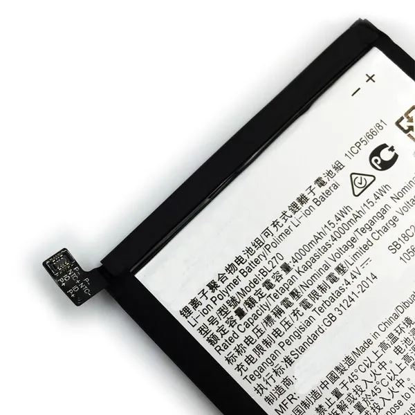 Replacement Batteries BL270 Battery For Motorola Moto G6 PLAY/E5 4000mAh 3.85V LI-ION photo-3