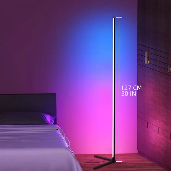 Customization Atmosphere Digital RGB LED Corner Floor Lighting for Decoration photo-3
