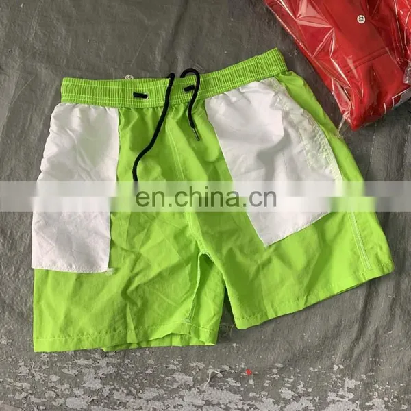 Wholesale Custom Logo Summer Beach Elastic Swimwear Quick Dry Mens Swim Shorts With Pocket photo-4