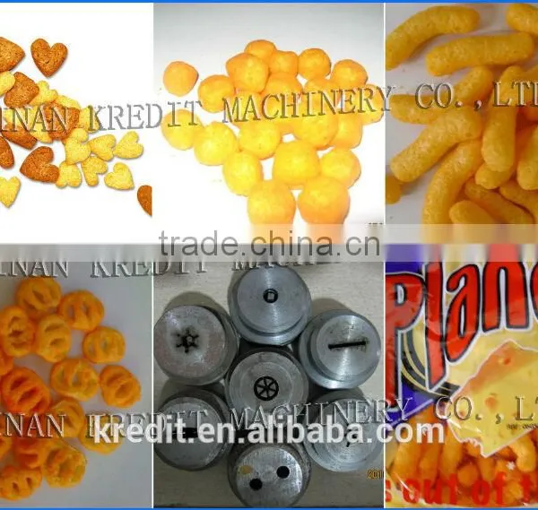 Crispy Cheese Flavored Puffed Snack Food Processing Machines