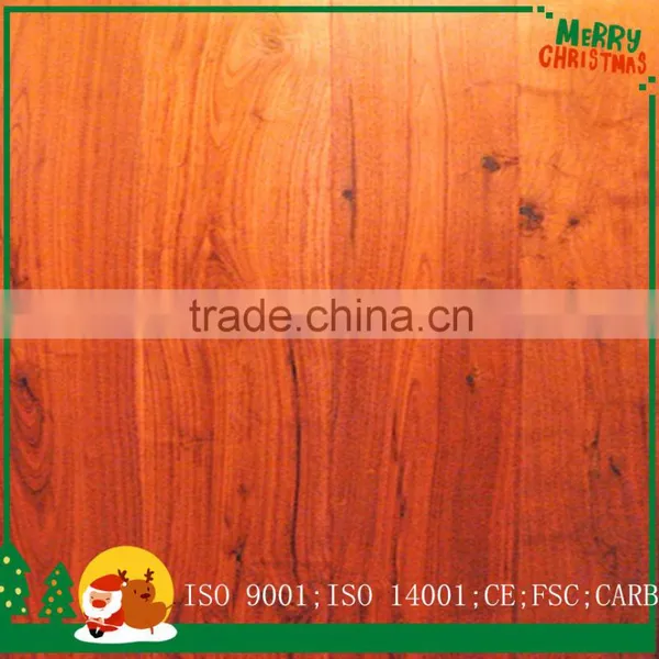 Handscraped Brown Color Multilayer Walnut Hardwood Flooring Good Price photo-2