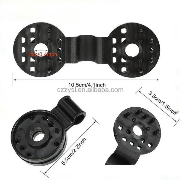Shade Cloth Clips - Black Round Plastic Sun Shade Clip photo-4