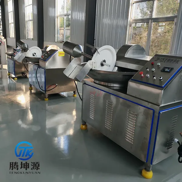 Variable Frequency Chopper Mixer for Meat, Vegetable & Shrimp Paste Emulsification photo-4