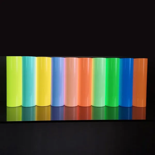 PET Photoluminescent Film, High Brightness Long Afterglow Glow-in-the-Dark Tape, Printable PVC Luminous Film photo-2