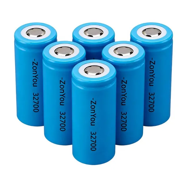Factory Price 32700 Cylindrical Cell 6000mAh LiFePO4 Battery 3.2V for Industry Electronics