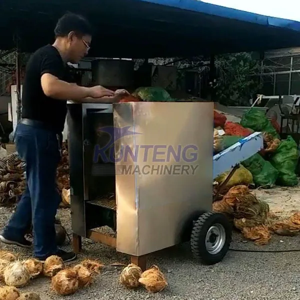 Movable Coconut Dehusking Machine Green Coconut Dehusk Machine EPC photo-5