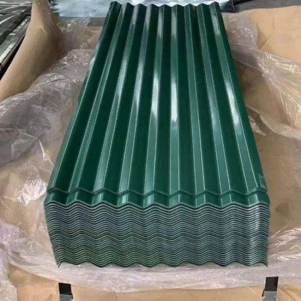 Weather Resistant PVDF/PE Coating Color Coated Corrugated Steel Sheet PPGI Roof Tile For Prefab House photo-3
