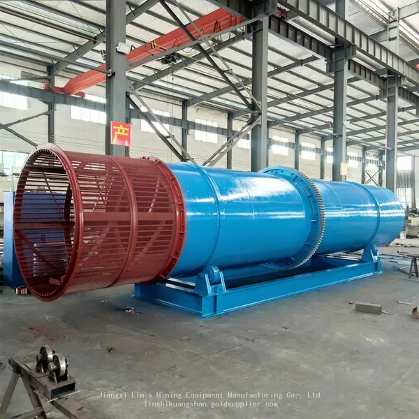 Rotary Drum Scrubber Gold Minerals Washing Machine photo-3