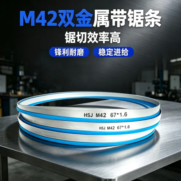 Hongshengjie M42 Bimetallic Band Saw Blade 67 * 1.6 is a Good Helper for Cutting Carbon Steel