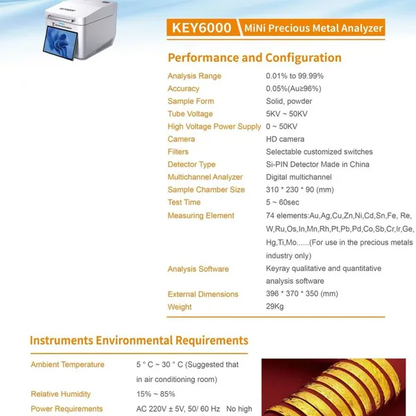Low Cost Gold Purity and Karat Analyzer