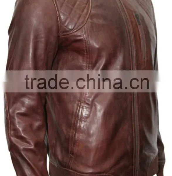 Brown Leather Jackets for Men photo-6